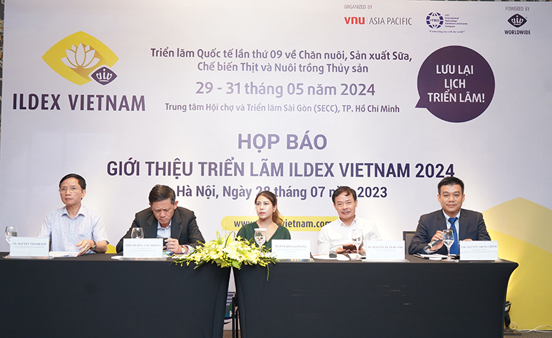 họp báo giới thiệu Triển lãm ILDEX Vietnam 2024